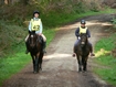 Anne Farley (11) on Threeshires Equinox and Gill Shepherd (42) on Grace