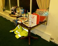 Some of the raffle prizes - thanks to those who kindly donated