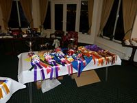 The rest of the Trophies and Awards laid out - thanks to Pennie for working everything out