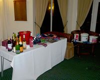 The raffle prizes - thanks to those who kindly donated